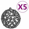 Frosted Christmas Tree with LEDs&Ball Set Pinecones 59.1"