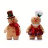 1pc, Christmas Gingerbread Man Plush Toy, Very Suitable For Home Decoration, Shopping Malls, Hotels, Sofas, Desktops And Other Decorations, Christmas