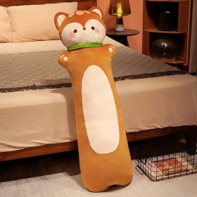 Polyester Fiber Cartoon Animal Strip Sleeping Pillow (Option: Fox-130cm 1.85kg)